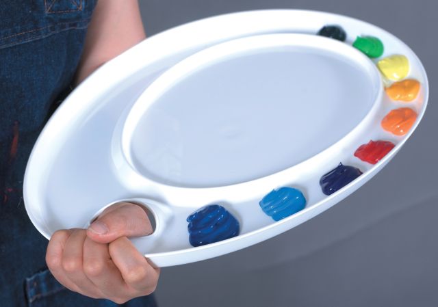 MIJELLO EXTRA LARGE ELLIPSE PALETTE 12X17
