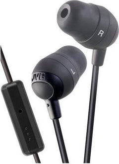 JVC Marshmallow Earbuds with Mic in Black