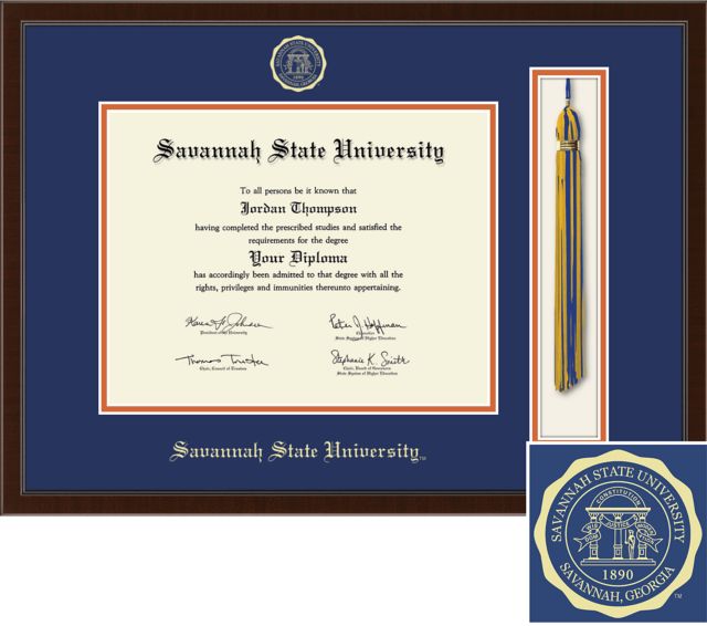 Church Hill Classics Tassel Diploma Frame. Bachelors, Masters. - ONLINE ONLY