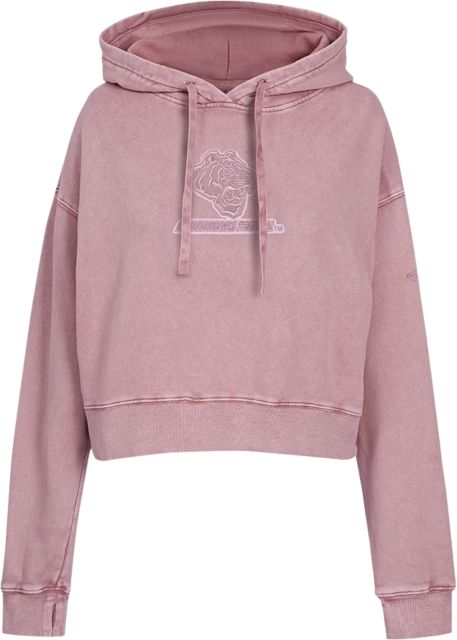 Savannah State University Women's Crop Hooded Sweatshirt