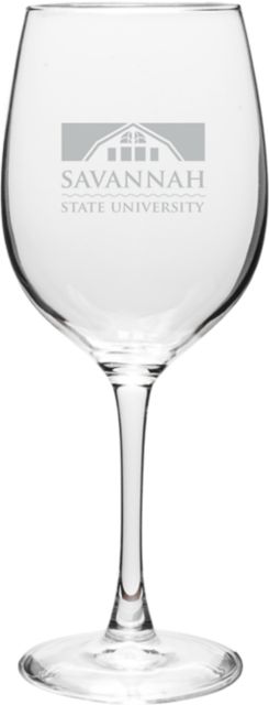 Savannah State University 16 oz. Wine Glass