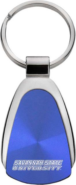Savannah State University Teardrop Keychain
