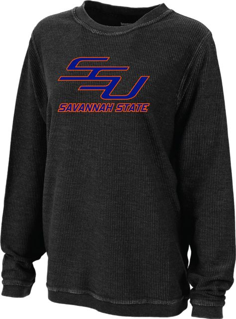 Savannah State University Women's Corduroy Crewneck Sweatshirt
