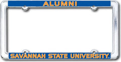 Savannah State University Alumni Thin Dome License Plate Frame
