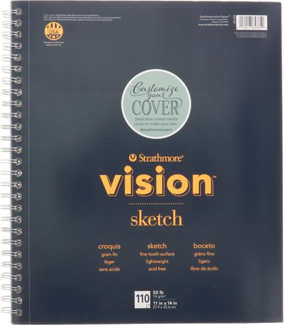 VISION SKETCH PAD 11X14 110 SHEETS