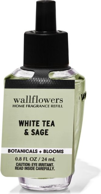 White Tea & Sage Wallflower Refill Bulb-Room Scent Oil