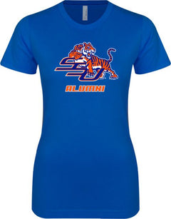 Savannah State Next Level Ladies SoftStyle Junior Fitted Tee Alumni - ONLINE ONLY