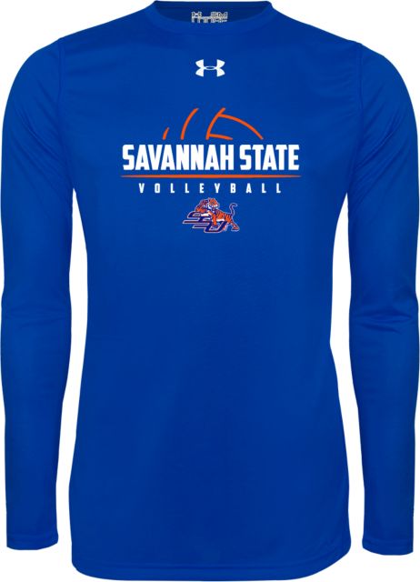 Savannah State Under Armour Long Sleeve Tech Tee Volleyball Design - ONLINE ONLY