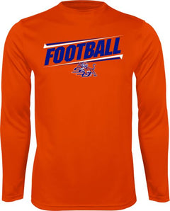 Savannah State Performance Longsleeve Shirt Football Design - ONLINE ONLY
