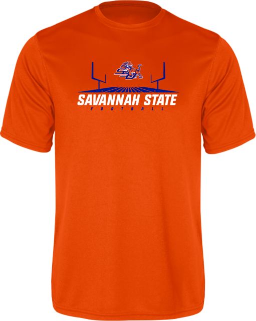 Savannah State Performance Tee Football Field Design - ONLINE ONLY