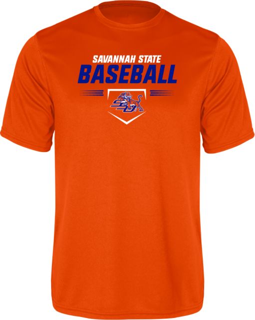 Savannah State Performance Tee Baseball Design - ONLINE ONLY