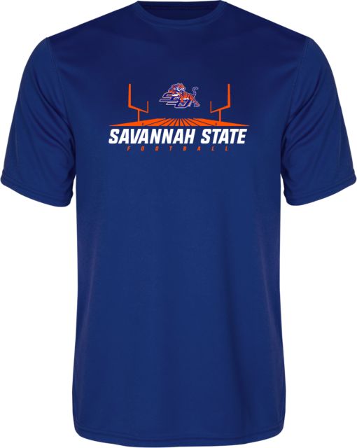 Savannah State Performance Tee Football Field Design - ONLINE ONLY