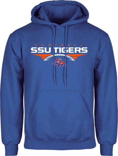 Savannah State Fleece Hoodie Stacked Football Design - ONLINE ONLY