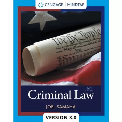 MindTapV3.0 for Samaha's Criminal Law, 1 term Instant Access