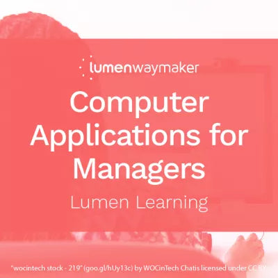 Computer Applications for Managers